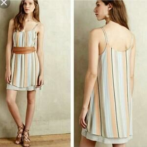 Anthropologie Dolan mini dress Boho summer beach vacation size XS